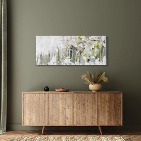 Kép - Fehér virágok, vintage (120x50 cm)