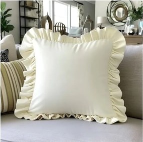 Pamutkeverék párnahuzat 40x40 cm Ruffled – Mila Home