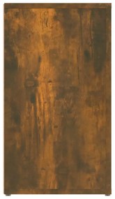 füstös tölgy színű szerelt fa tálalószekrény 80x30x54 cm