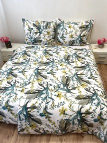 Pamut lepedők Tatiana fehér TiaHome - 1x Párna 90x70cm, 1x Paplan 140x200cm
