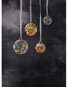 Fehér karácsonyi fénydekoráció ø 15 cm Glow – Star Trading