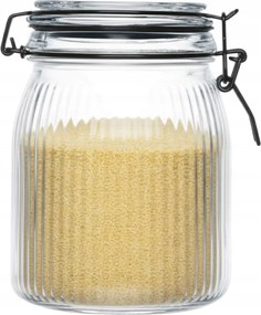 Üveg Tároló 990 Ml-es Tartály Csattal Fedéllel Az Élelmiszerek Tárolására