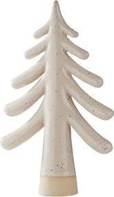 SYLVAN SPIRIT kerámia dekor fenyő 20 cm , bézs