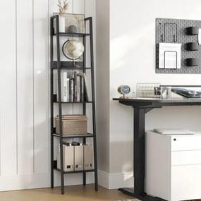 NAVARO fekete könyvespolc