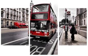 Londoni bus képe (90x60 cm)