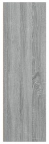 szürke sonoma szerelt fa könyv-/tálalószekrény 66 x 30 x 98 cm