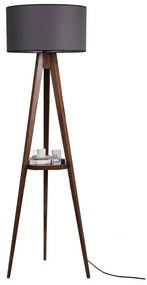 Fekete-barna állólámpa textil búrával (magasság 176 cm) Sehbalı Tripod – Opviq lights
