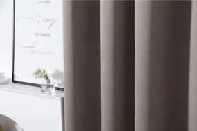Szürkésbarna OXFORD függöny 140x250 cm Felfüggesztés: Hullámos sínszalag