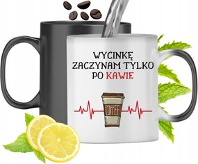 Mágikus Bögre Favágónak Színváltó Nyomtatott Fényképpel