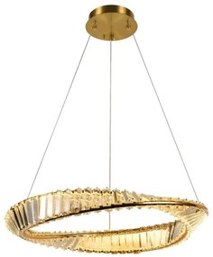 LED állítható fényerejű kristály csillár kábellel LED/40W/230V + DO