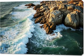 Vászonkép 120x80cm Vászonkép Hálószoba Nappaliba Panoráma Sziklák