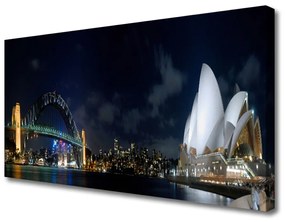 Vászonkép falra Sydney Bridge architektúra 120x60 cm