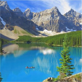 Flizelina Dekoratív Fotótapéta Hálószobába Hegyi tó 250x250 Ragasztó