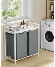 REX mosókosár fehér/szürke