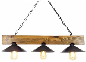 Csillár láncon SAPKA 3xE27/60W/230V