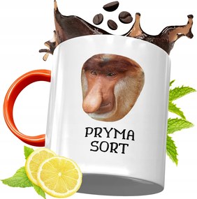 Narancssárga Bögre Vicces Janusz Hordozó Ajándék fényképes nyomtatással