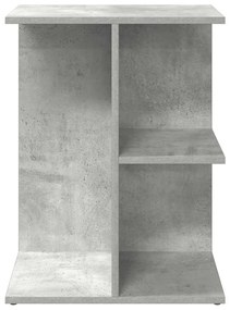 betonszürke szerelt fa éjjeliszekrény 46,5x29x61 cm