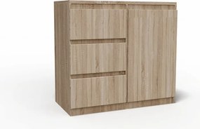 Washington 3S1F Komód Sonoma