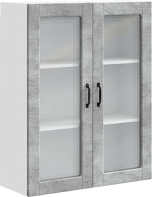 vidaXL Konyhaszekrény polcokkal Beton Szürke 80 x 31 x 100 cm Faanyag