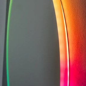 Brilagi-LED RGBW dimmelhető, páramentesítő fűtéssel, beépített LED háttérvilágítással rendelkező tükör CLARA PRO LED/18W/230V Ø 60 cm IP44