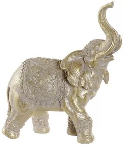 Szerencsehozó elefánt, műgyanta, 22 cm