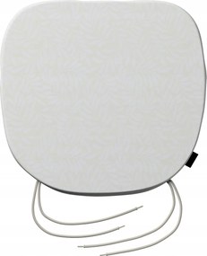 Bartek székpárna 40x37 krémfehér, levelek