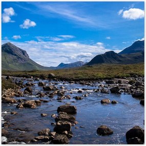 Poszterek 140x140 Kő folyó Hegyek