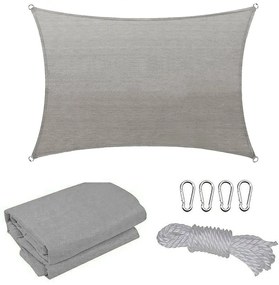 Rana napvitorla négyszög alakú 4x5 m szürke