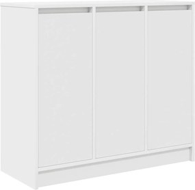 vidaXL fehér szerelt fa tálalószekrény 85x34x76 cm