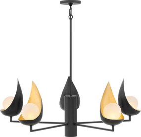 Quintiesse glamour modern csillár ren fekete arany elsqn-ren5