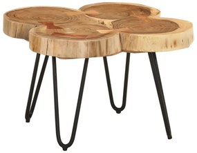 tömör akácfa dohányzóasztal 4 rönkszelet 36 cm