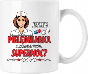 Ápolónő bögre szupererővel fehér 330ml