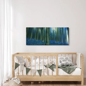 Kép - Kék erdő (120x50 cm)