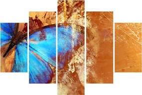 Kép - Kék pillangó (150x105 cm)