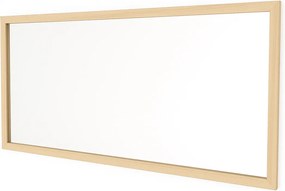 Tükör fa keretben 40x70 cm – natúr fa – függőleges/vízszintes