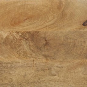 tömör mangófa barna fürdőszoba tükör 50x70x2,5 cm