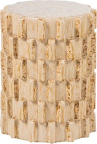 Kerámia kerek tárolóasztal ø 35 cm Axu – WOOOD