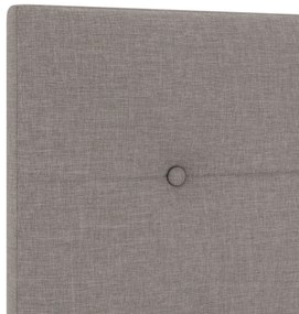 LED Fejtámla Gombtuffált Taupe 90 cm Szövet