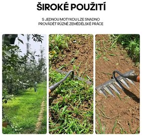 Többfunkciós kerti szerszám a talaj karbantartásához