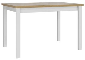Széthúzható étkezőasztal Deasal 80 x 120 150 I (szonoma tölgy + fehér) (2-6 fő részére). 1105364