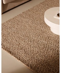 Bézs gyapjú szőnyeg 200x300 cm Lubrin – Kave Home