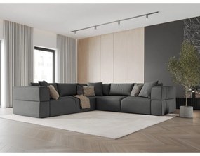 Sötétszürke sarokkanapé (variálható) Esther – Milo Casa