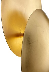 Modern arany fali lámpa 34,5 cm 2-lámpás - Sunrise