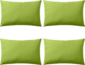 vidaXL 4 db almazöld kültéri párna 60 x 40 cm