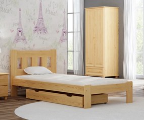 AMI nábytek Fenyőfa ágy Brita 90x200 cm fenyő
