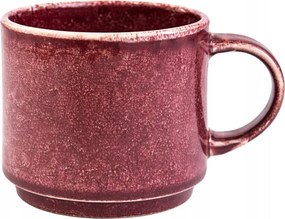 Kerámia bögre 350 ml lila kávé tea ajándék modern design