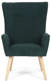 Zöld Kordbársony U-Fotel. AK-314 GRN2