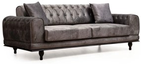 Design ágyazható kanapé Rococo 220 cm antracit