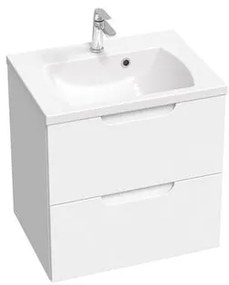 Fürdőszobaszekrény mosdó alá Ravak Classic II 80x58,5x45 cm fehér fényes X000001480