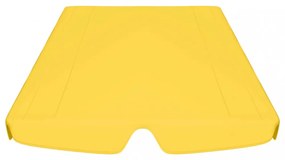 sárga csere ponyva kerti hintaágyhoz 188/168 x 145/110 cm